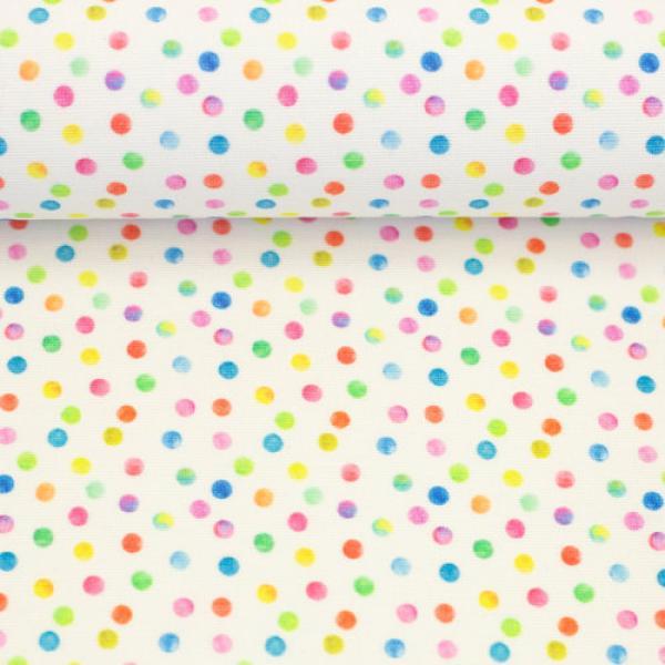 Baumwolle beschichtet Bunte Punkte by Swafing